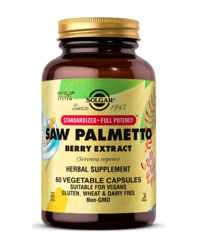 фото Витамины и минералы для спортсменов solgar saw palmetto berry extract (экстракт плодов пал