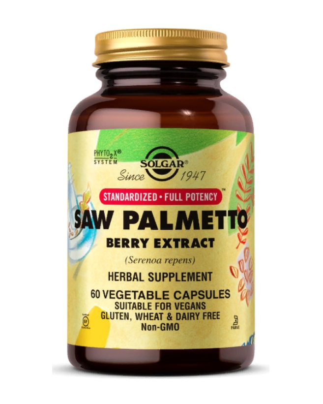 Витамины и минералы для спортсменов Solgar Saw Palmetto Berry Extract (Экстракт плодов пал