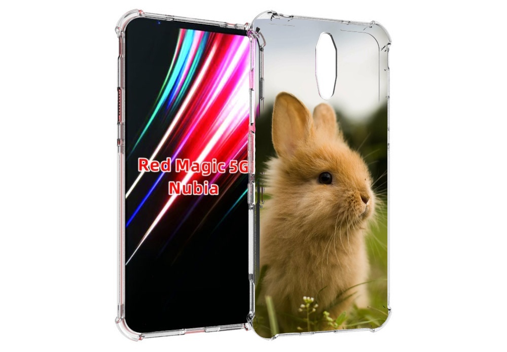 

Чехол MyPads Кролик для ZTE Nubia Red Magic 1 5G, Прозрачный, Tocco