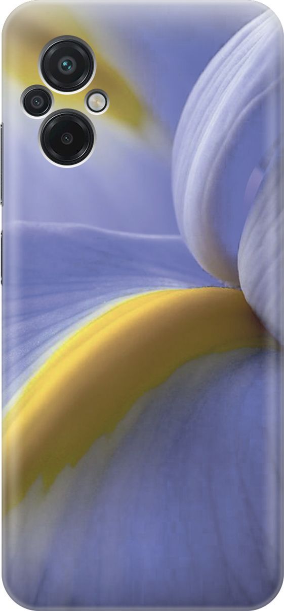 

Силиконовый чехол на Xiaomi Poco M5 "Синяя калла", Желтый;фиолетовый, 15142