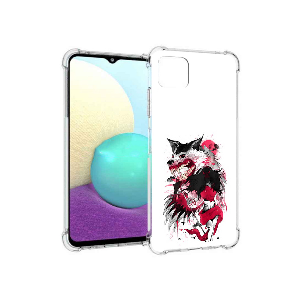 

Чехол MyPads Tocco для Samsung Galaxy A22s 5G красная шапочка (PT226906.544.410), Прозрачный, Tocco