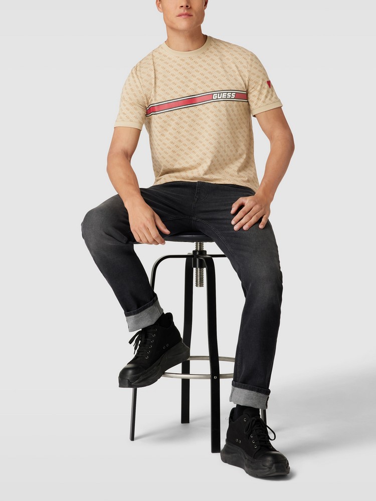 Футболка мужская Guess Z2BI09J1314 бежевая XXL 10984₽