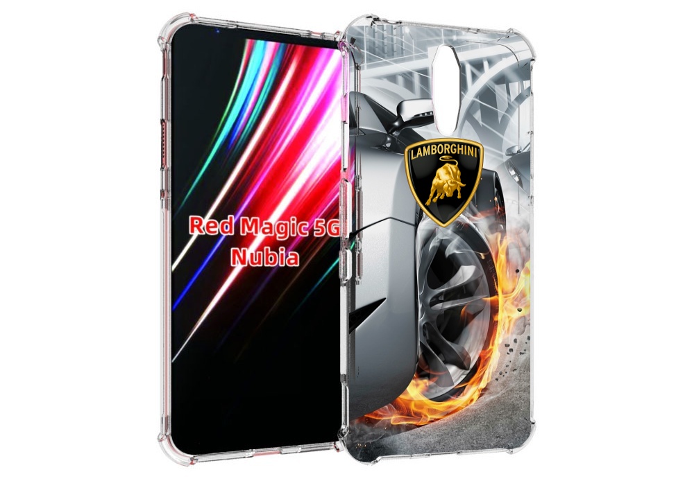 

Чехол MyPads Ламборгини мужской для ZTE Nubia Red Magic 1 5G, Прозрачный, Tocco