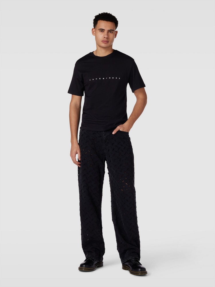 

Футболка мужская Jack & Jones 12234746 черная XXL, Черный, 12234746