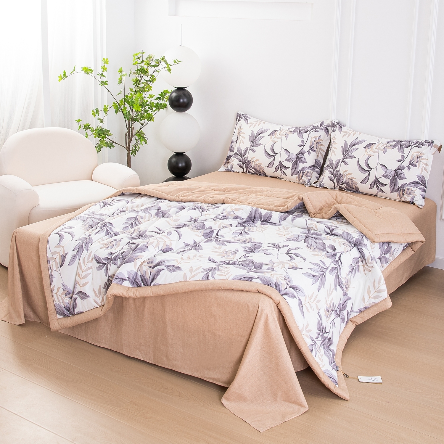 Постельное белье VIVA - HOME TEXTILE на резинке Евро 140x200 см