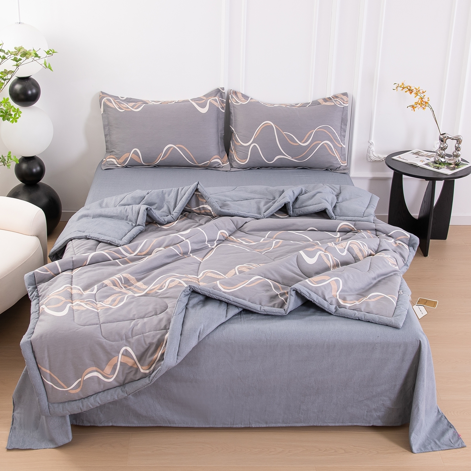 

Постельное белье VIVA - HOME TEXTILE на резинке Евро 140x200 см, OBR0