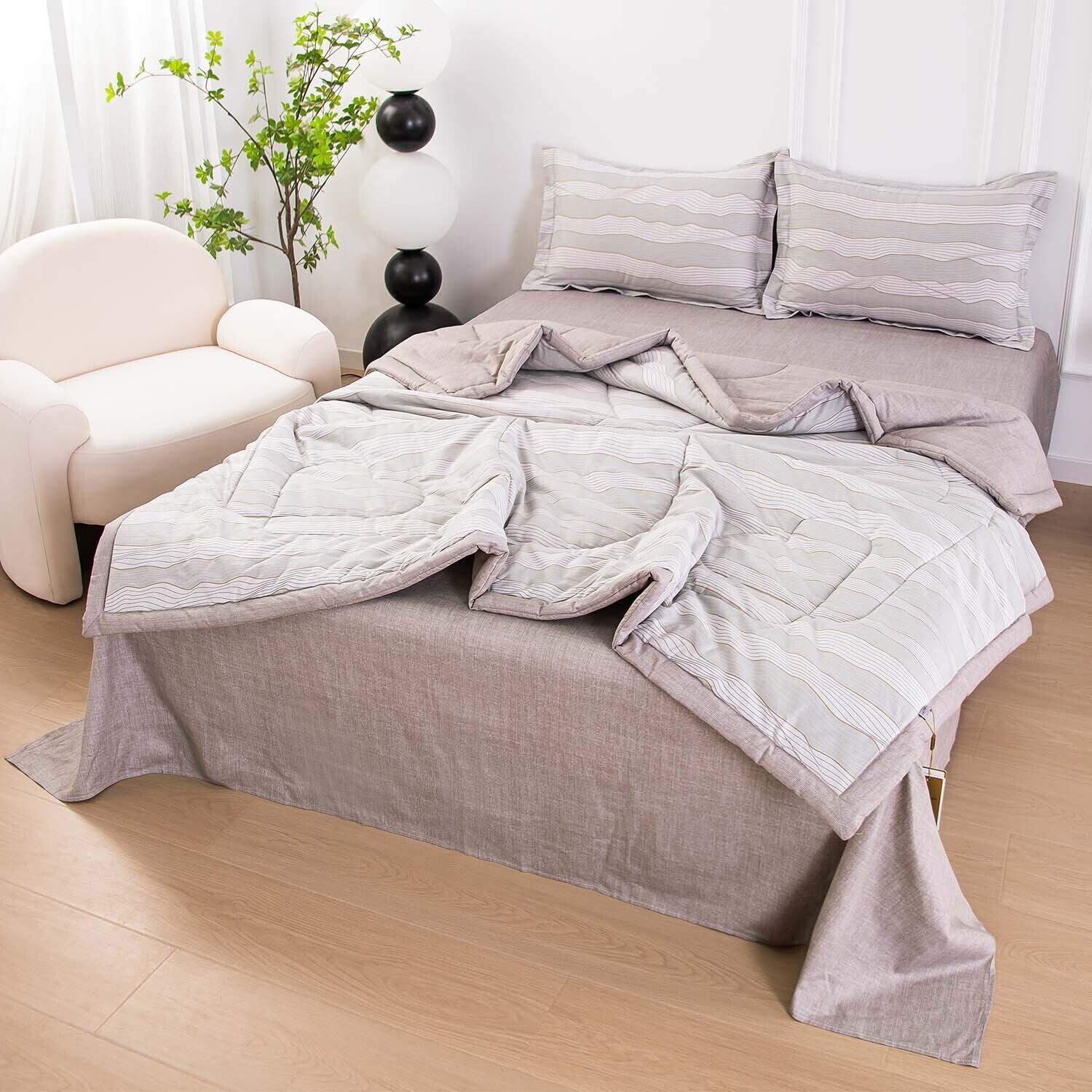 

Постельное белье VIVA - HOME TEXTILE на резинке Евро 140x200 см, OBR0
