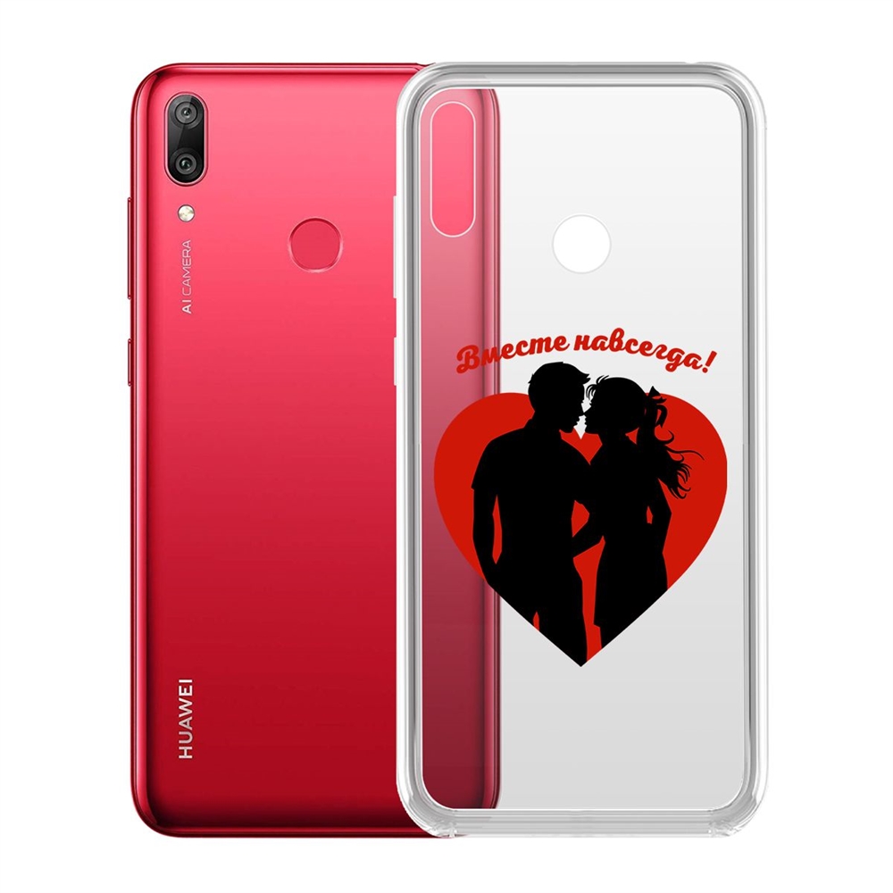 Чехол-накладка Вместе навсегда для Huawei Y7 (2019)