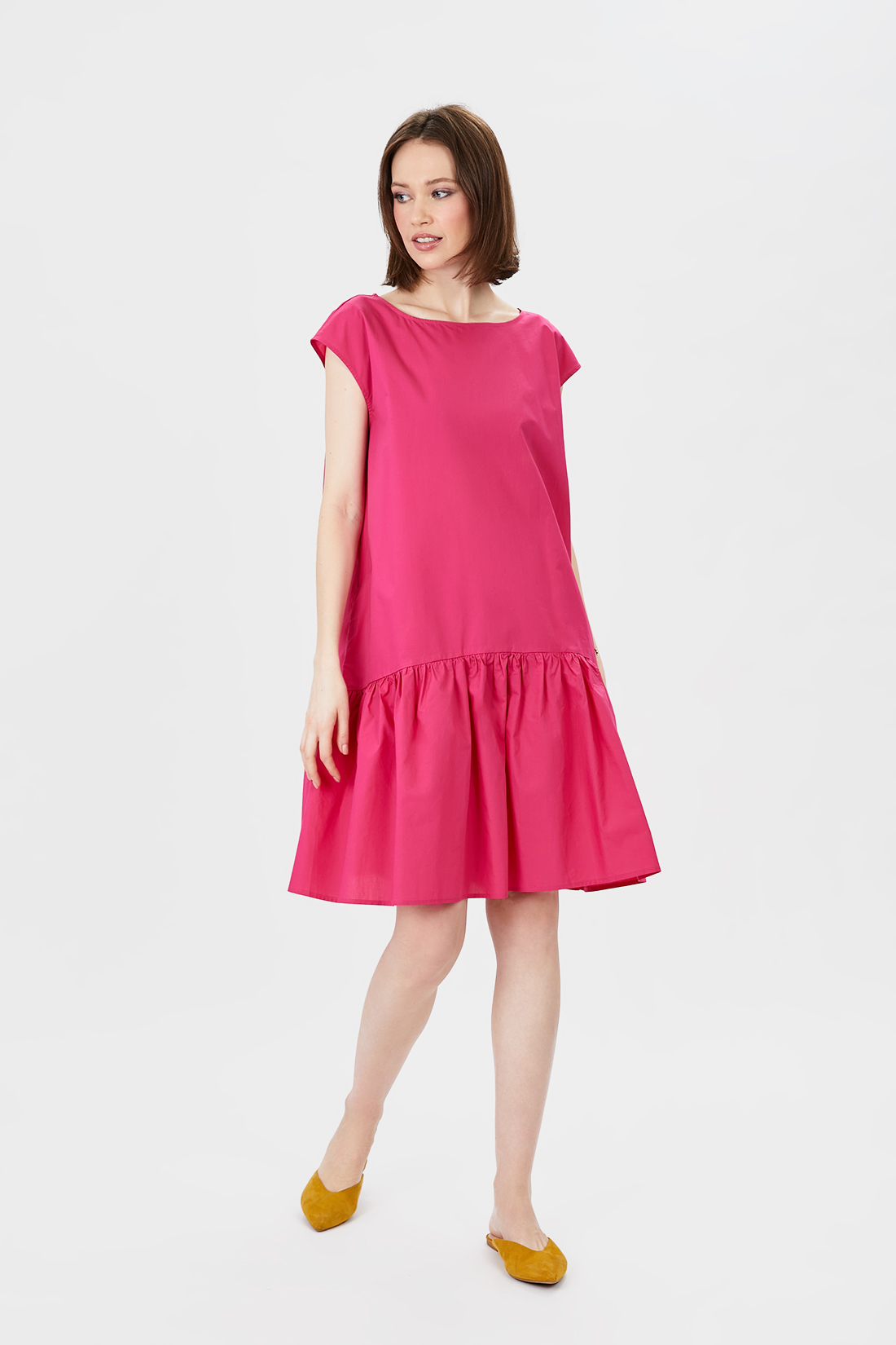 

Повседневное платье женское Baon B451070 розовое M, B451070