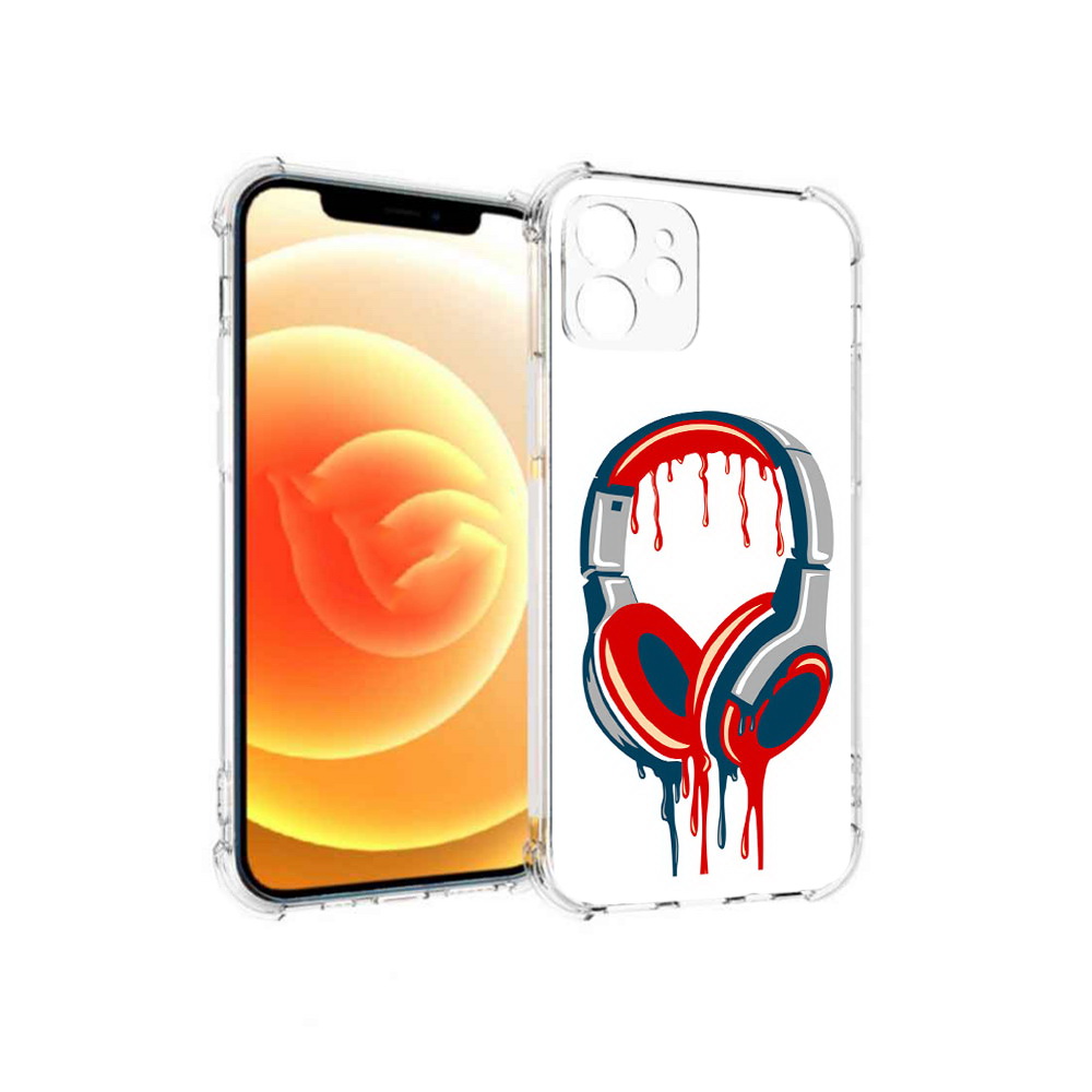 

Чехол MyPads Tocco для Apple iPhone 12 не делай громко (PT157543.607.517), Прозрачный, Tocco