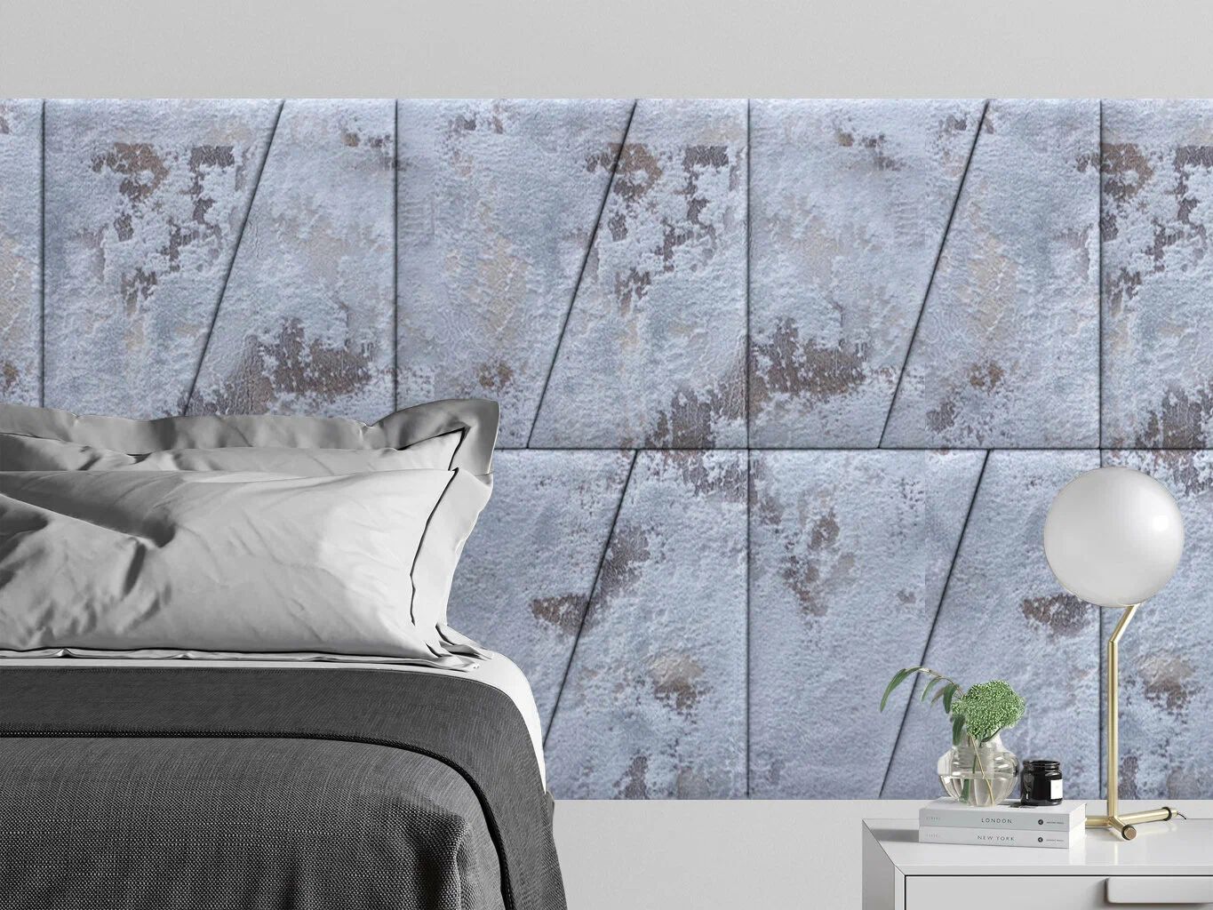 

Панель кровати Shtorm Sky blue 50х50DP см 2 шт., Синий