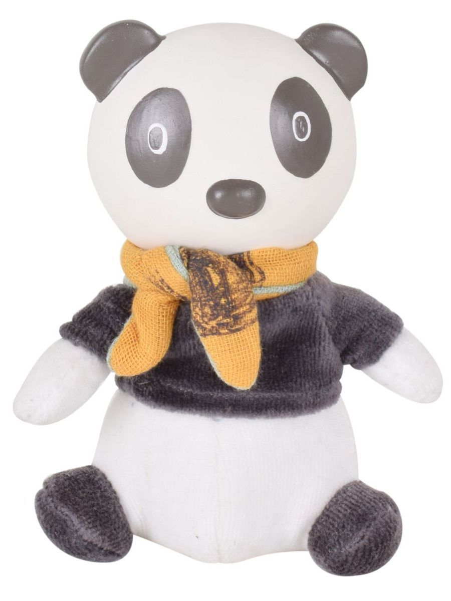 

Мягконабивная игрушка Tikiri с головой из натурального каучука Панда Pancha, 95702, 95702