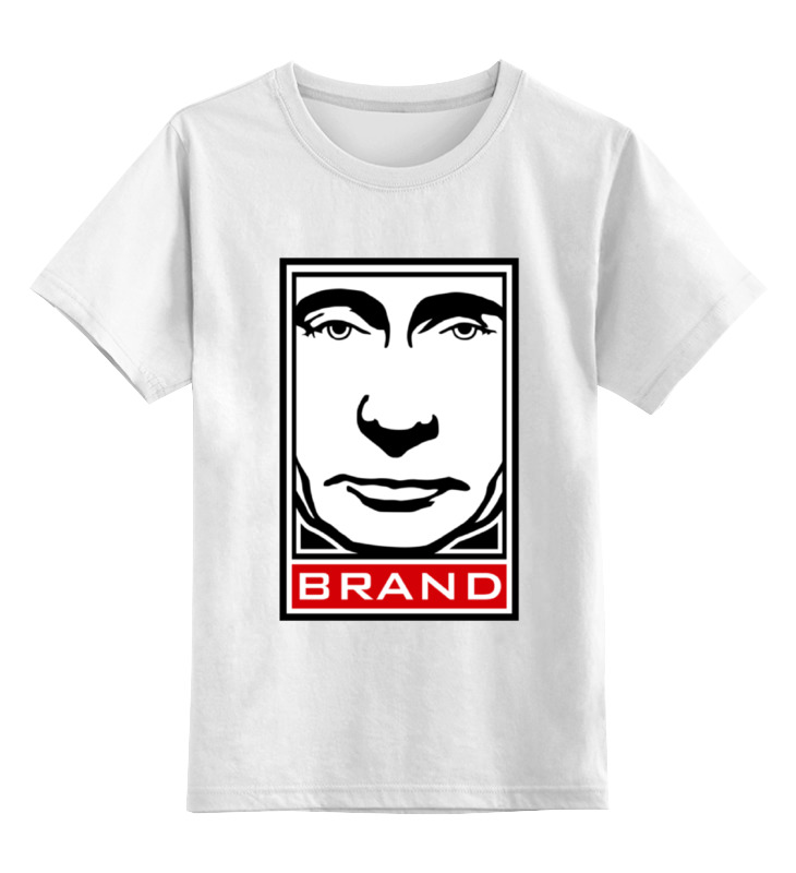 

Футболка детская Printio Brand цв. белый р. 128, Brand