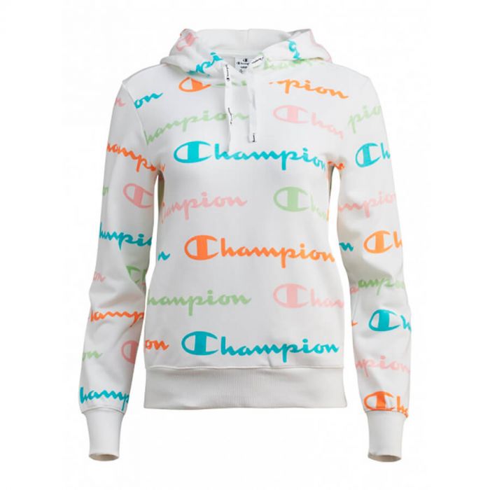 

Толстовка женская Champion Legacy American Classics Hooded Sweatshirt белая M, Legacy American Classics Hooded Sweatshirt