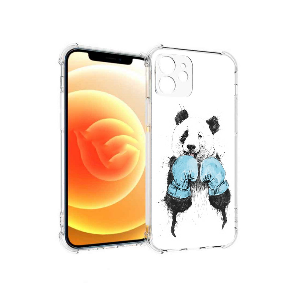 

Чехол MyPads Tocco для Apple iPhone 12 панда боксер (PT157543.607.531), Прозрачный, Tocco
