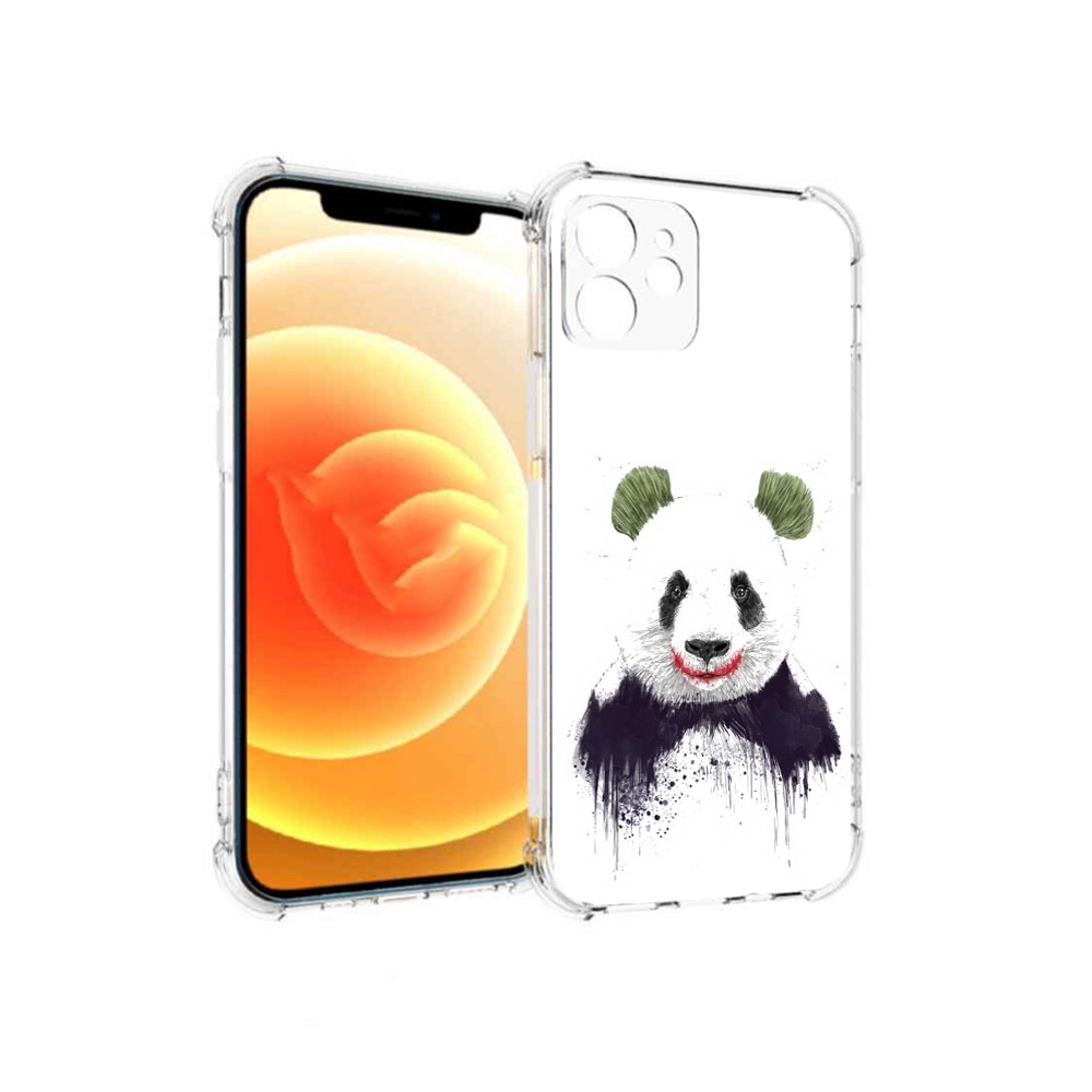 

Чехол MyPads Tocco для Apple iPhone 12 панда джокер (PT157543.607.533), Прозрачный, Tocco