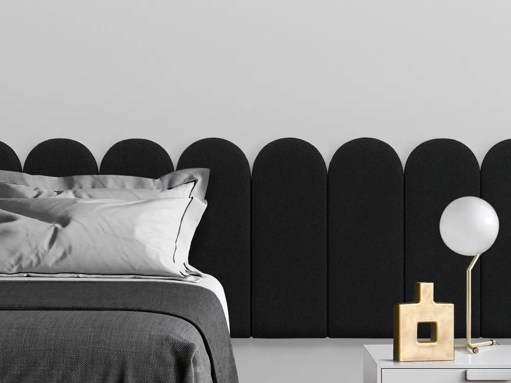 

Панель кровати Velour Black 30х60R см 2 шт., Черный