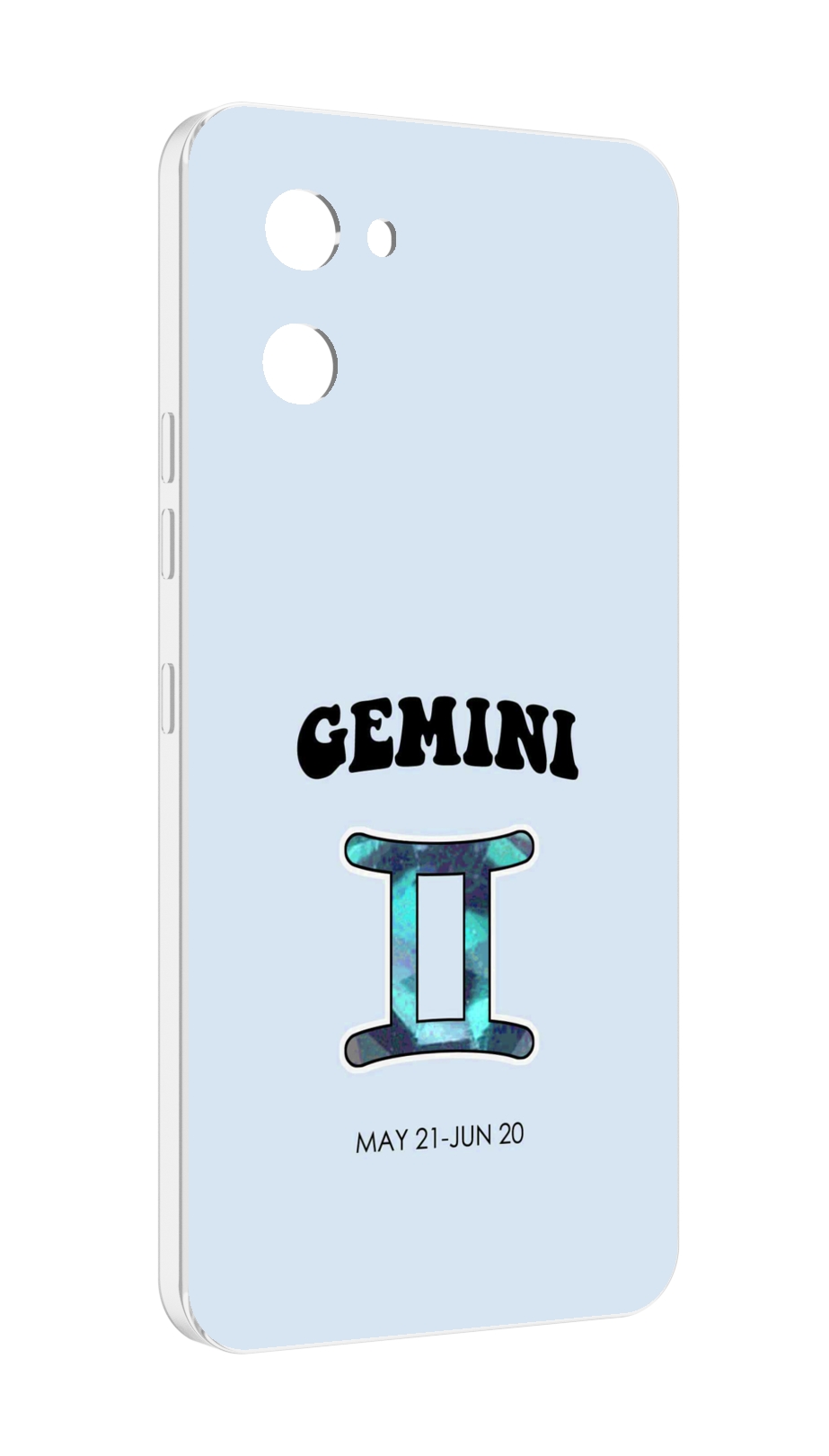 

Чехол MyPads знак зодиака близнецы 1 для UMIDIGI G1, Прозрачный, Tocco