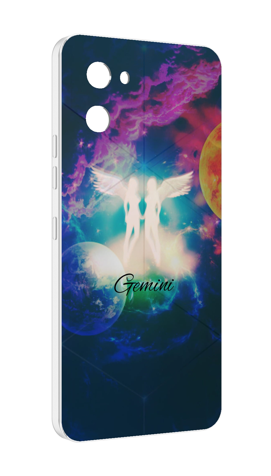 

Чехол MyPads знак зодиака близнецы 3 для UMIDIGI G1, Прозрачный, Tocco