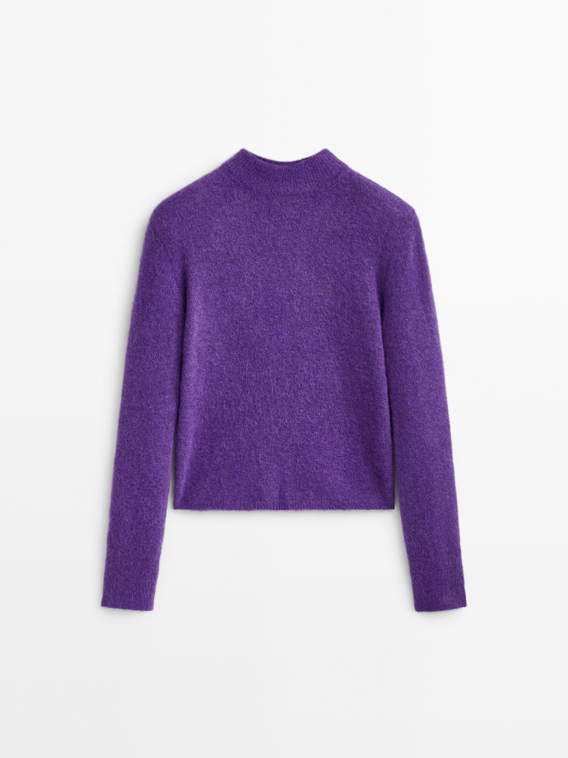 

Джемпер женский Massimo Dutti 05716657611 фиолетовый L, 05716657611