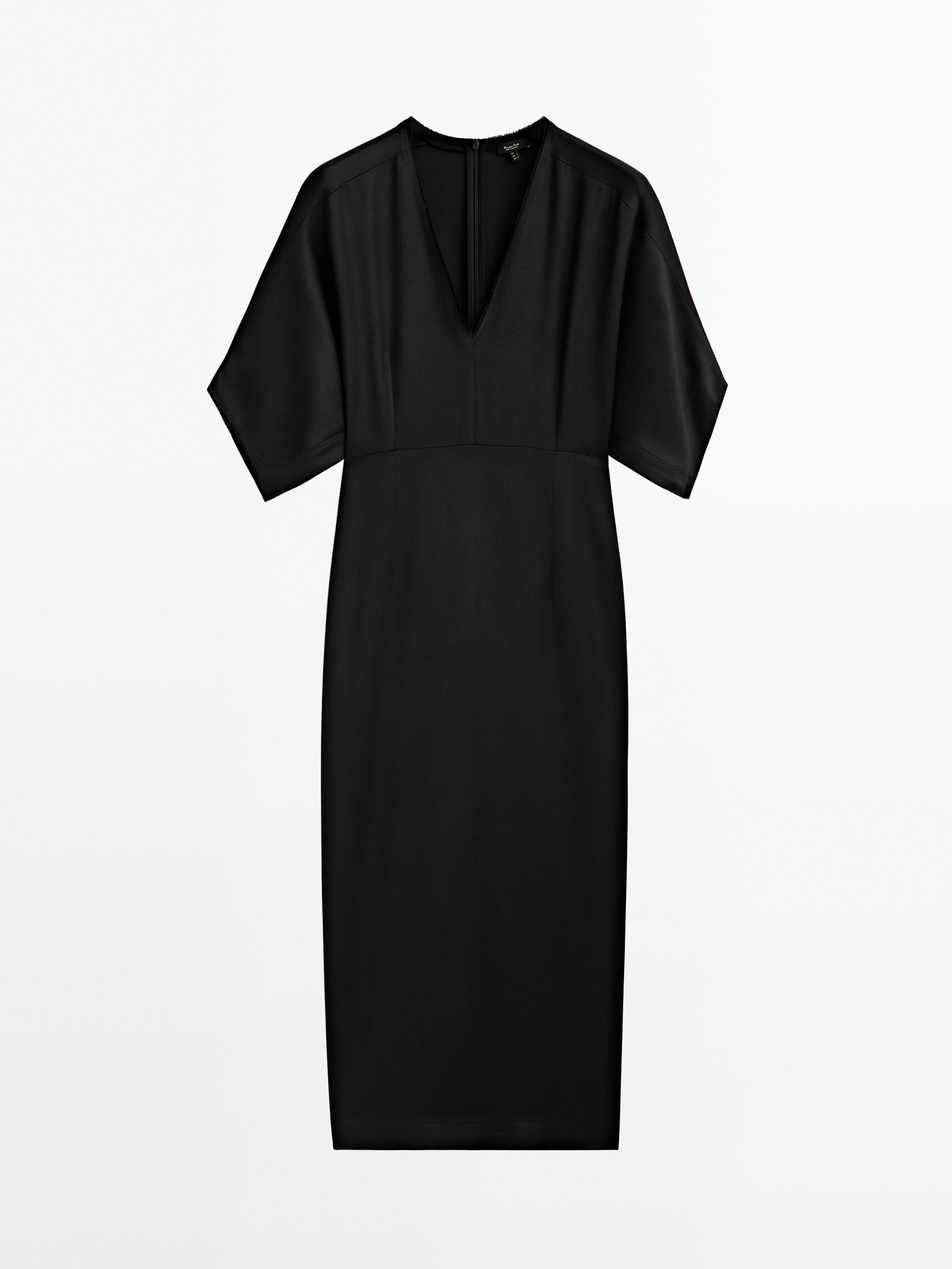 

Платье женское Massimo Dutti 06798801800 черное S, 06798801800