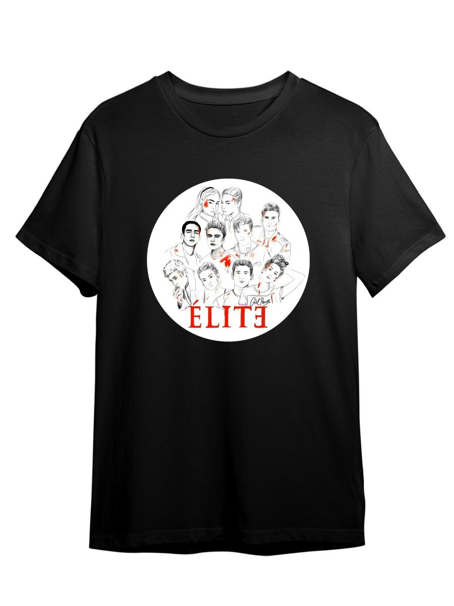 

Футболка унисекс Каждому Своё Элита/Elite/Сериал SREL6 черная XS, Черный, "Элита/Elite/Сериал" SREL6