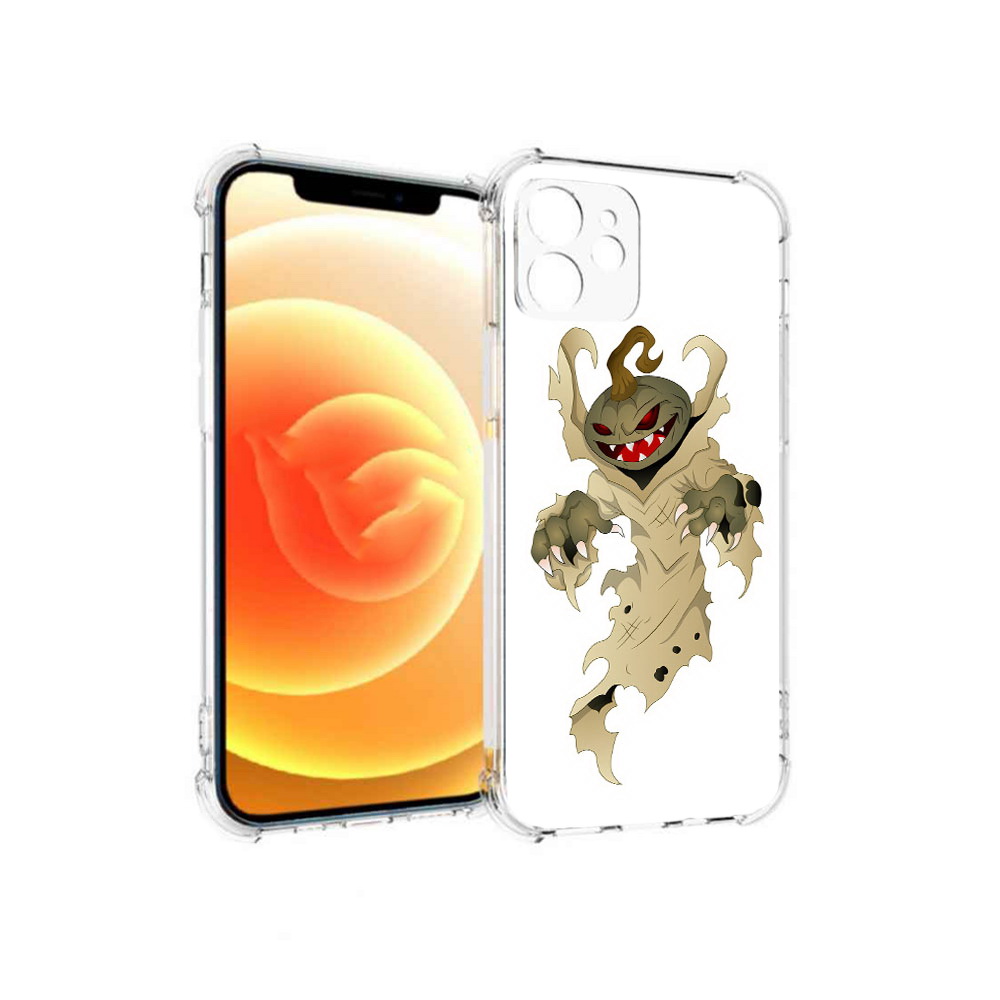 

Чехол MyPads Tocco для Apple iPhone 12 призрак хэллоуина (PT157543.607.555), Прозрачный, Tocco