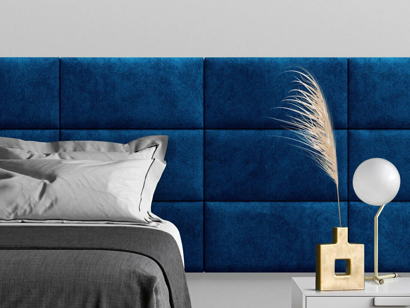 

Панель кровати Velour Blue 30х60 см 2 шт., Синий