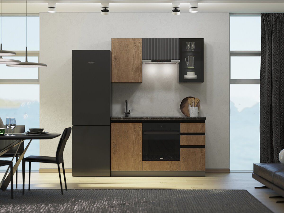

Кухня Техно-6 1,5 м, Кухонный гарнитур_Kitchen Techno-6 1.5 m_Фабрика МИФ