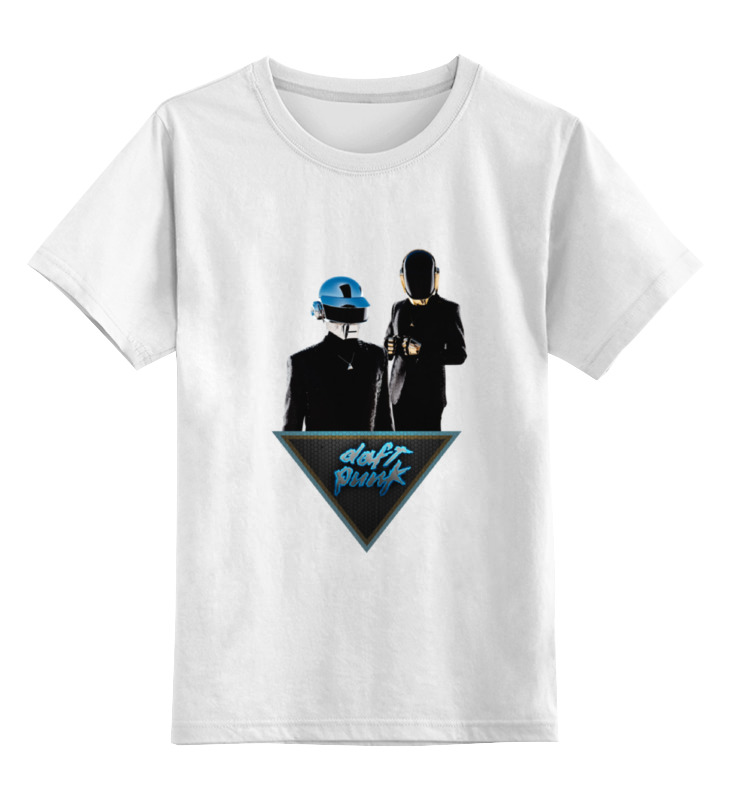 Футболка детская Printio Daft punk цв. белый р. 128