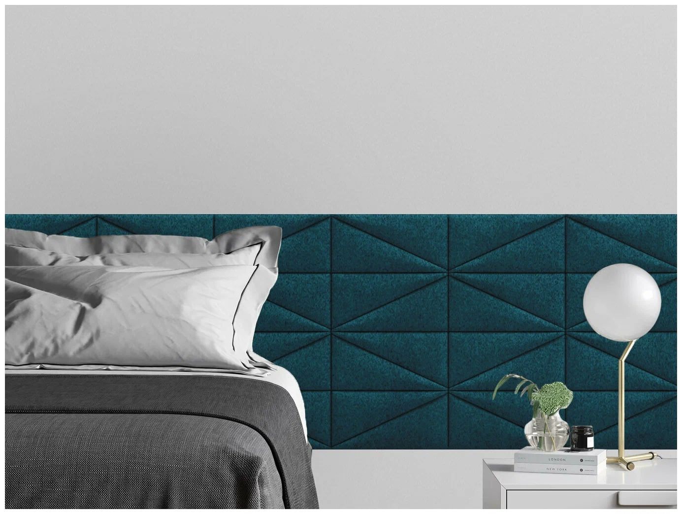 

Панель кровати Velour Green 15х30PL см 2 шт., Зеленый