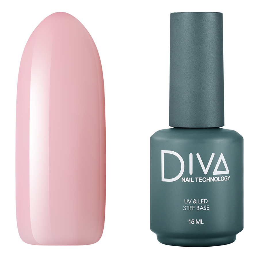 База Diva Nail Technology Stiff base  french base 07 15 мл база diva nail technology stiff base french base 07 15 мл