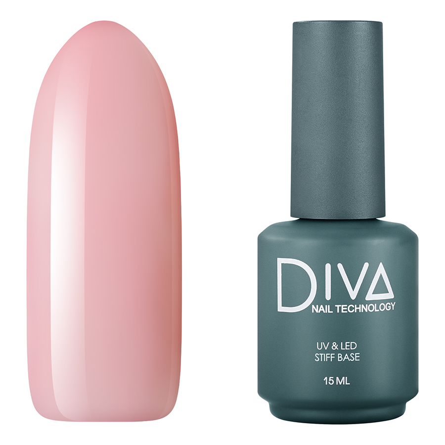 База Diva Nail Technology Stiff base  french base 09 15 мл лак база e mi lac base gel бежево розовый 05 15 мл