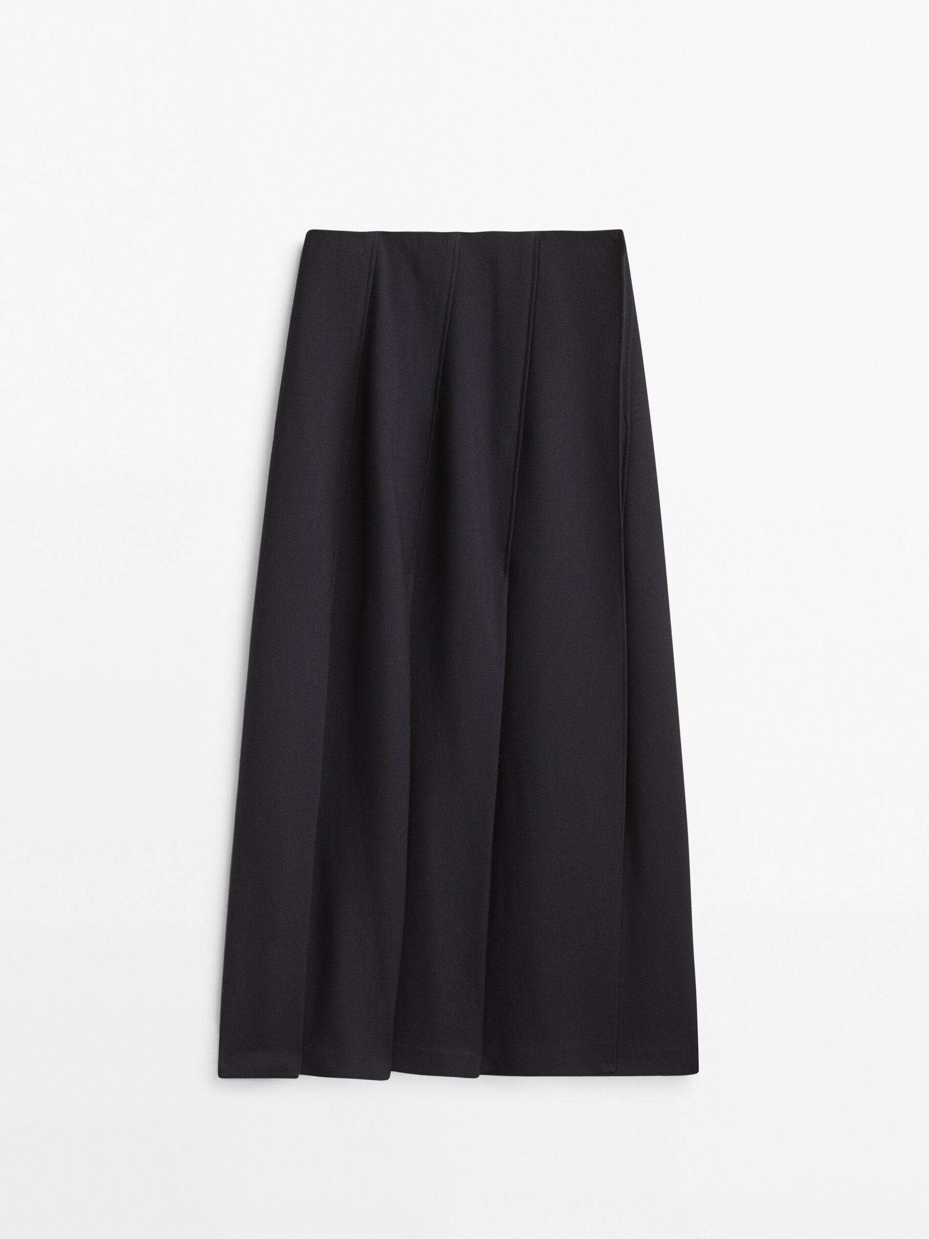

Юбка женская Massimo Dutti 05293707401 синяя 36, 05293707401