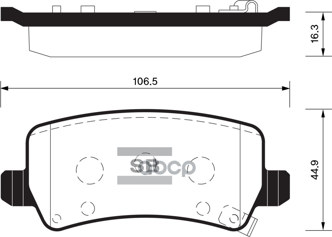 

Колодки Тормозные Дисковые Sp1499 Sangsin brake арт. SP1499