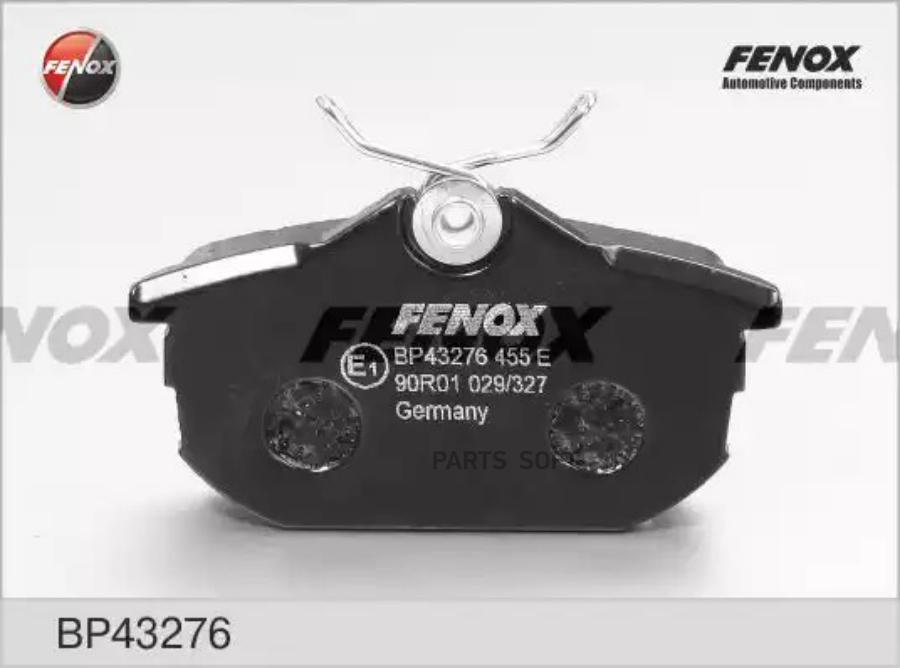 

Колодки Тормозные Дисковые Volvo S40 All 95-04 FENOX арт. BP43276