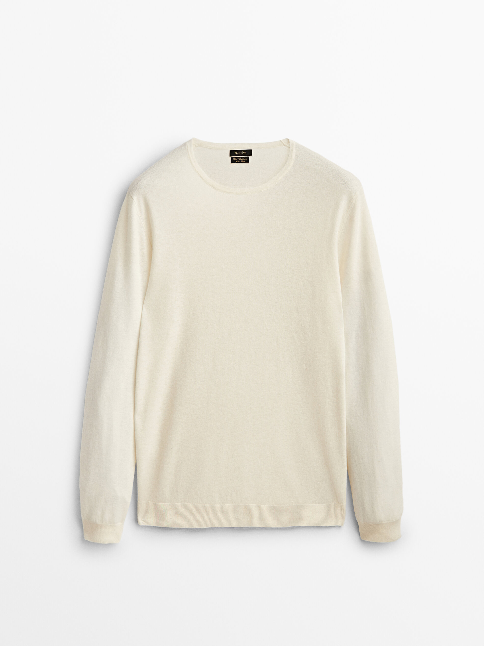 

Джемпер мужской Massimo Dutti 00951415712 белый L, 00951415712