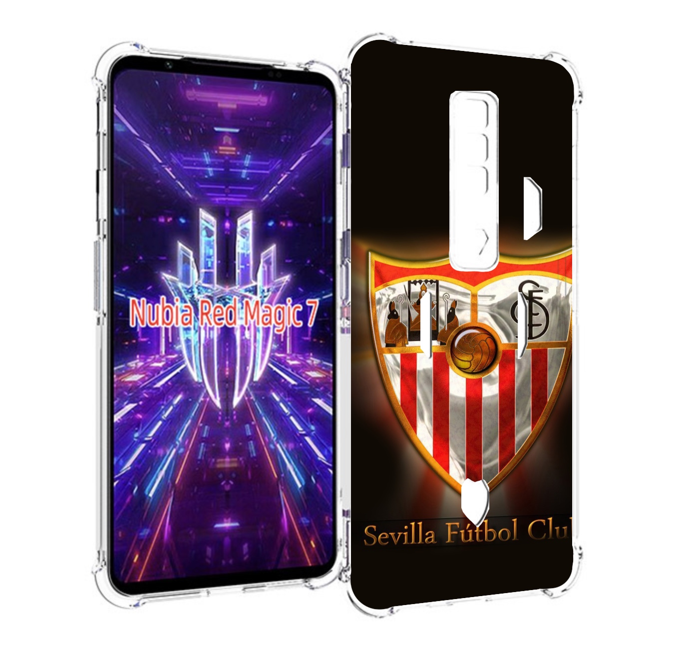 

Чехол MyPads фк севилья испания мужской для ZTE Nubia Red Magic 7, Прозрачный, Tocco