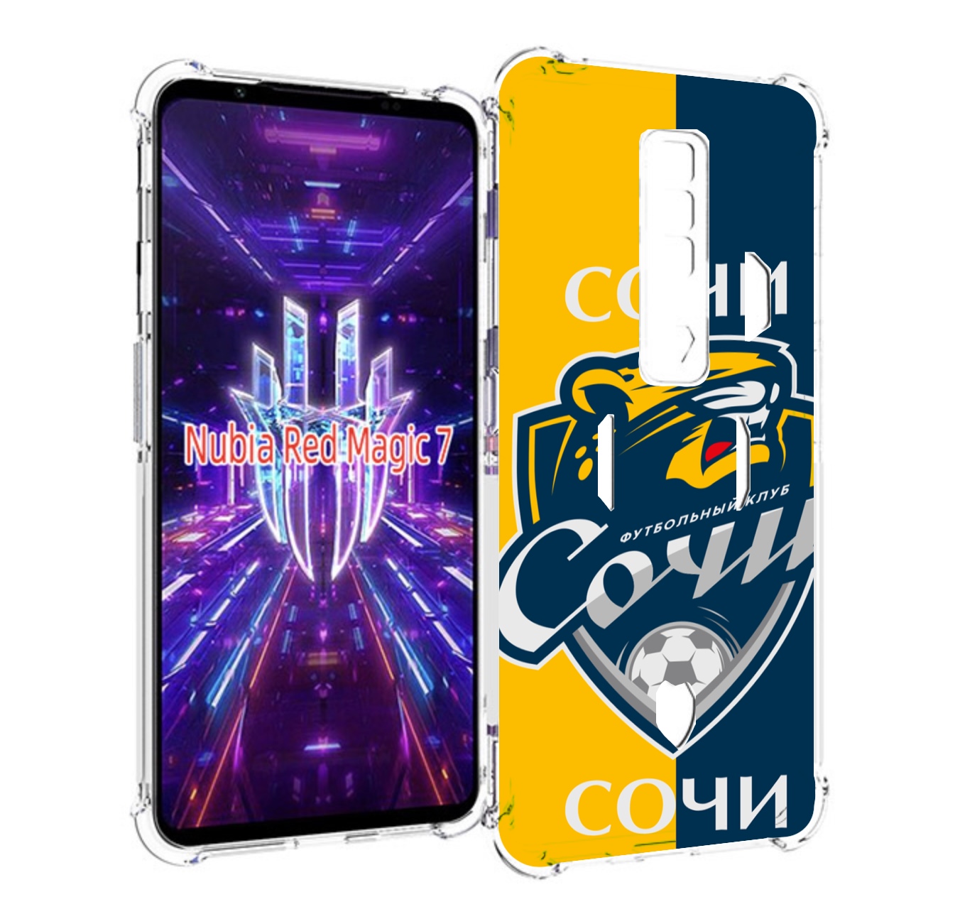 

Чехол MyPads фк сочи для ZTE Nubia Red Magic 7, Прозрачный, Tocco
