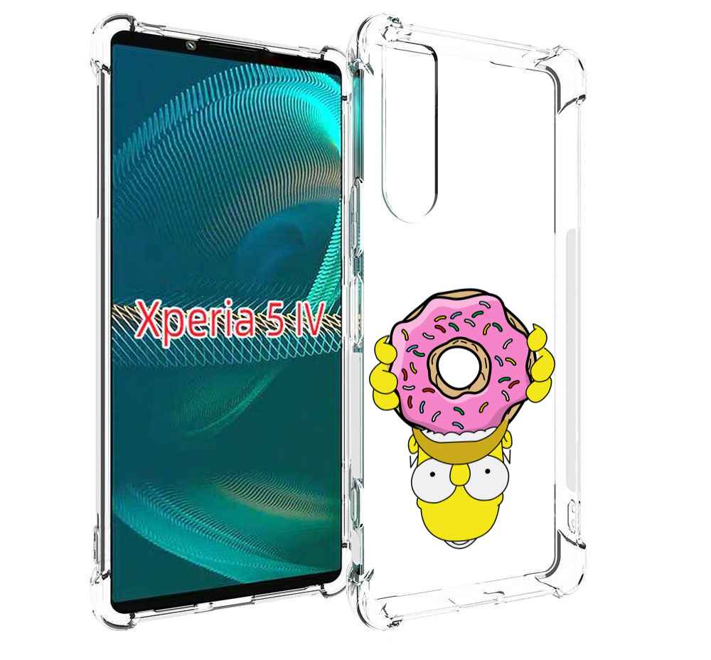 

Чехол MyPads большой-пончик для Sony Xperia 5 IV (5-4), Прозрачный, Tocco