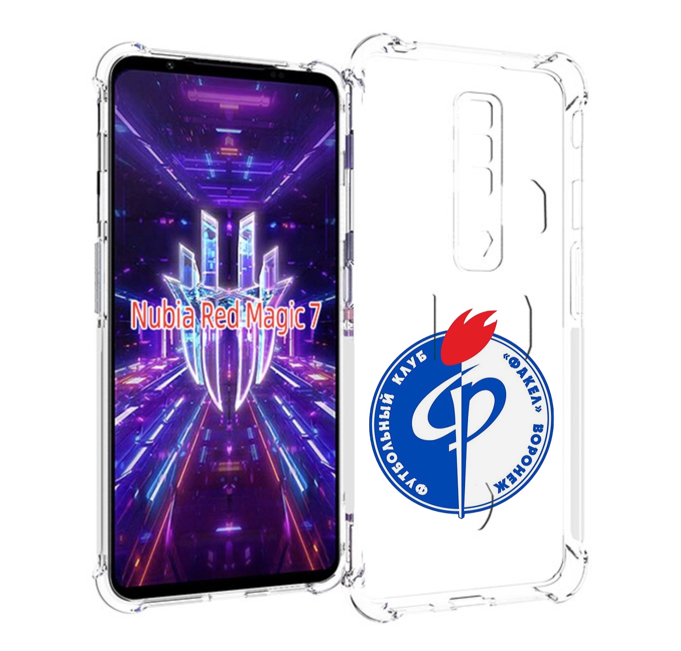 

Чехол MyPads фк факел воронеж мужской для ZTE Nubia Red Magic 7, Прозрачный, Tocco