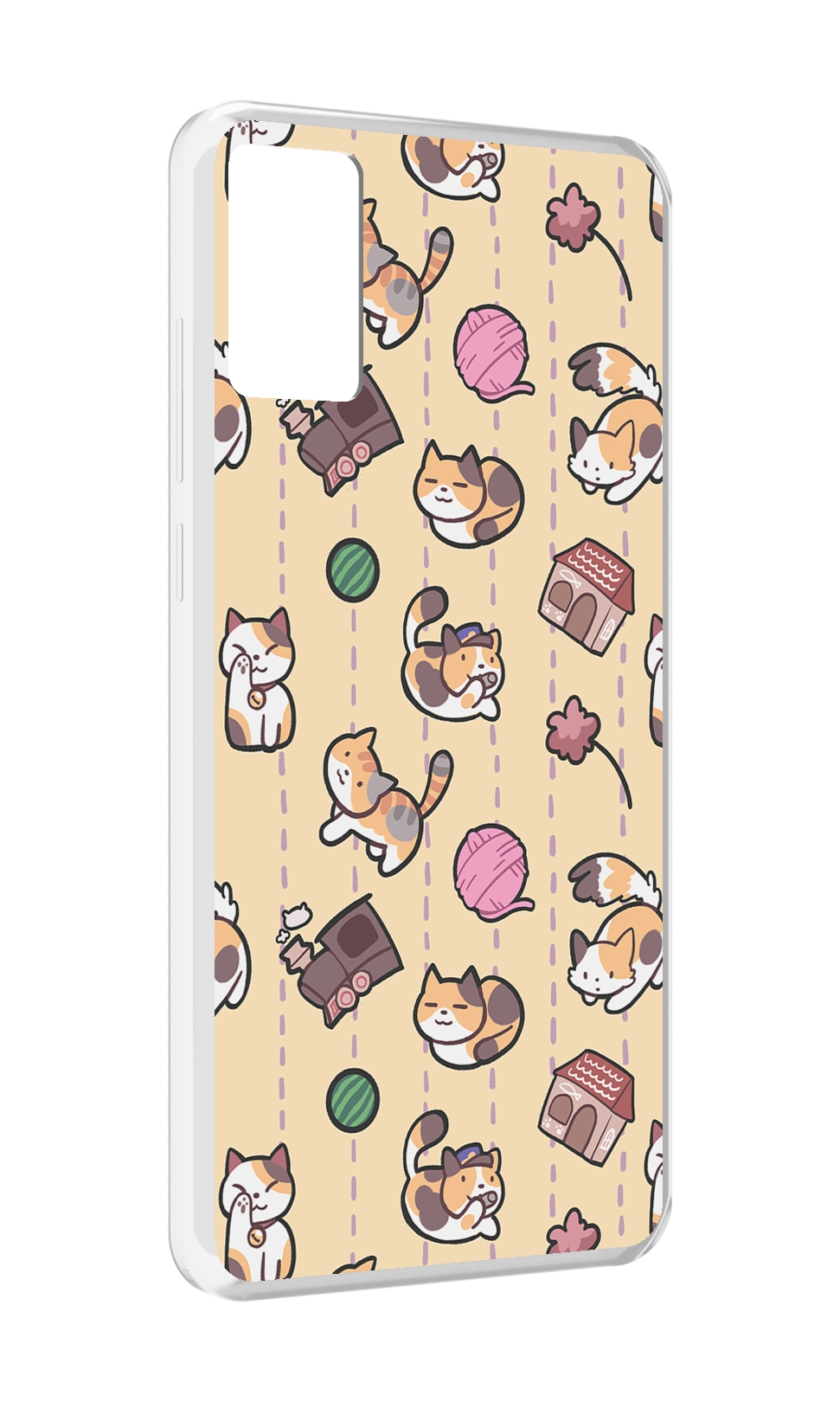 

Чехол MyPads Котики-клубочки для CUBOT P50, Прозрачный, Tocco