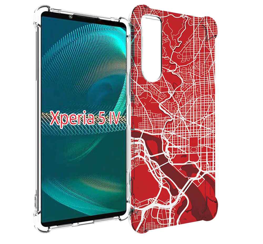 

Чехол MyPads векторная-карта для Sony Xperia 5 IV (5-4), Прозрачный, Tocco