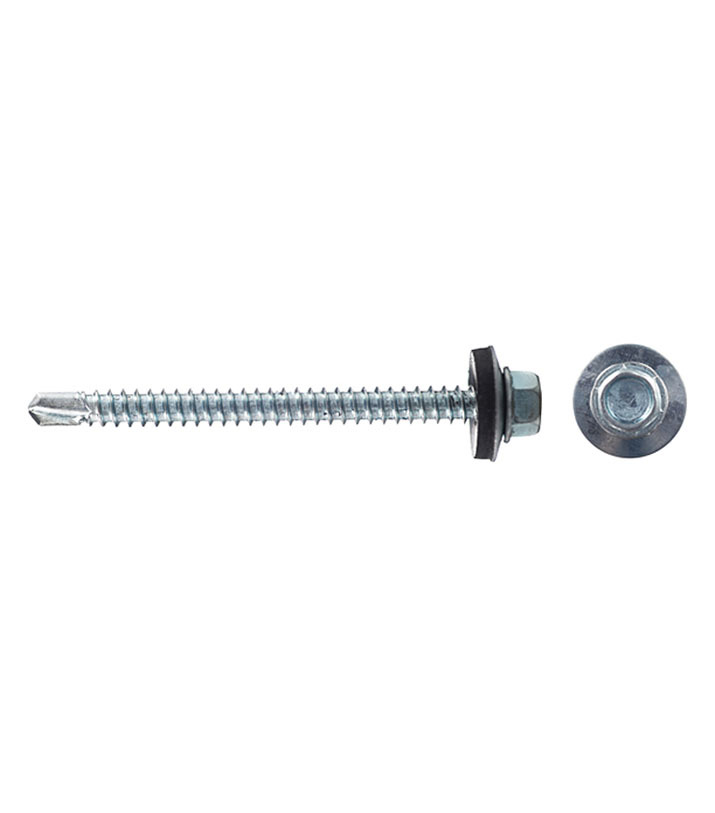 

Саморезы кровельные с буром 64x5.5 мм оцинкованные (90 шт.)