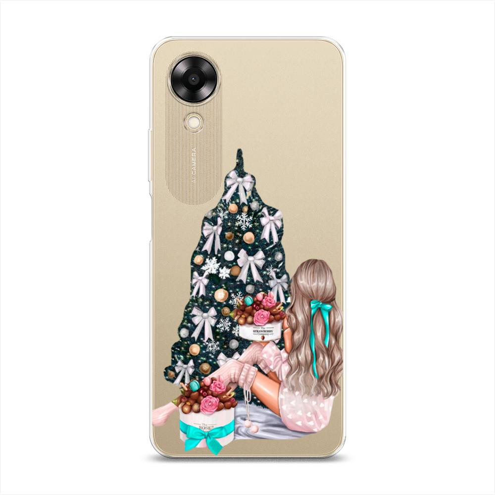 

Чехол на Oppo A17K "New Year", Зеленый;бежевый;голубой, 2512850-5