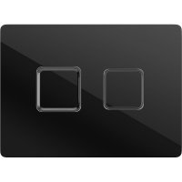 

Клавиша смыва Cersanit Accento Square 63529 Черная глянцевая стекло