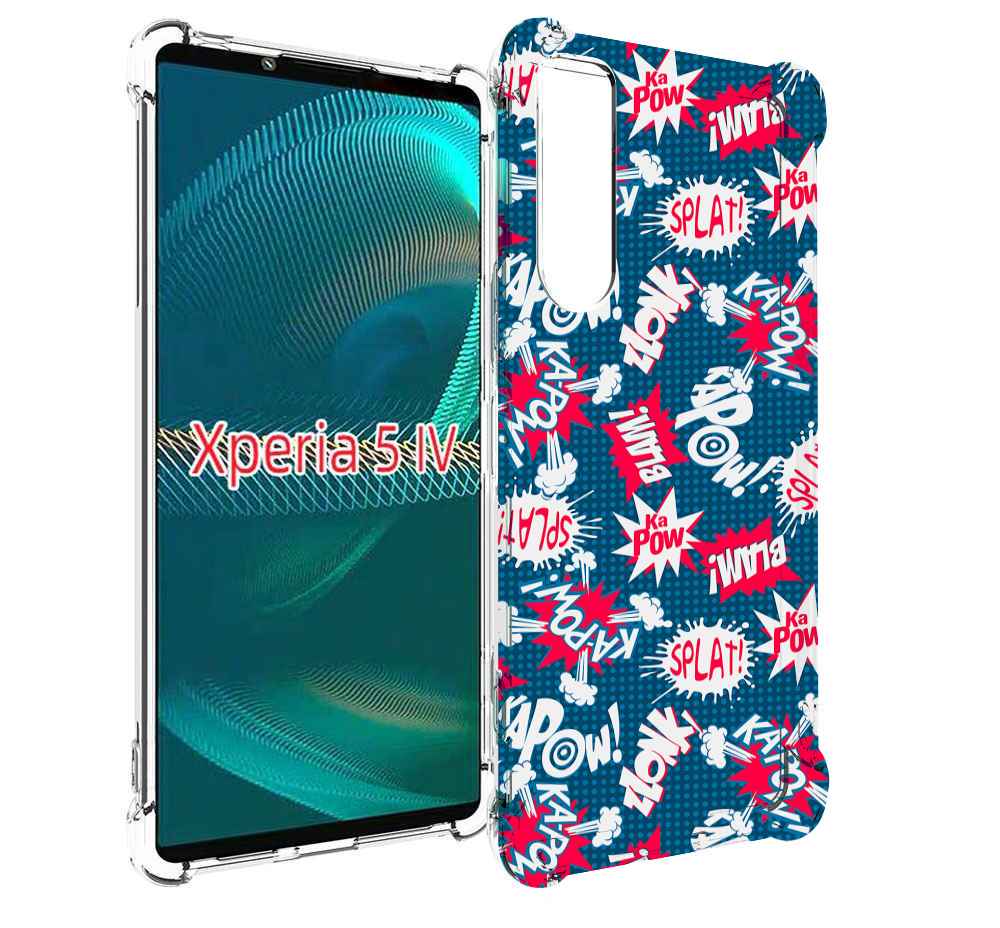 

Чехол MyPads взрывной-принт для Sony Xperia 5 IV (5-4), Прозрачный, Tocco