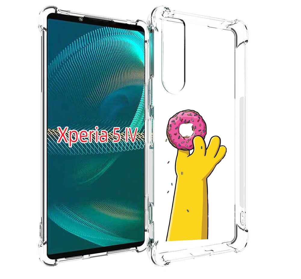 

Чехол MyPads вкусный-пончик для Sony Xperia 5 IV (5-4), Прозрачный, Tocco