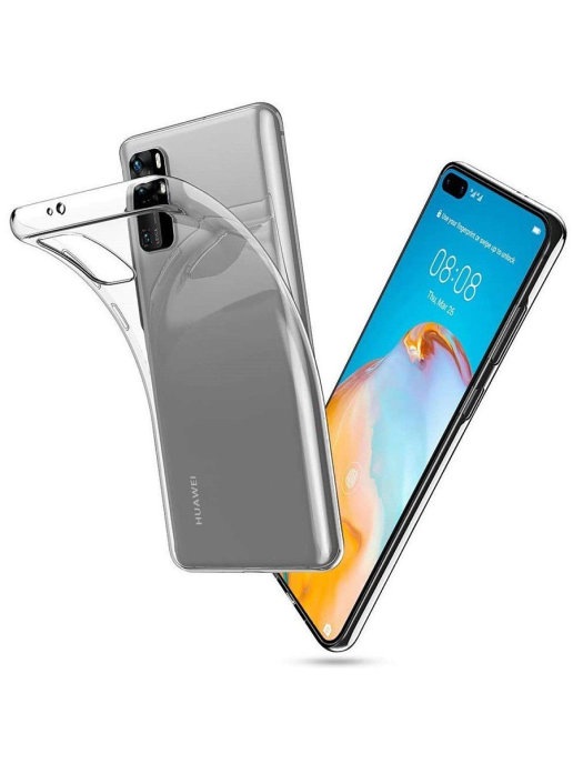 фото Чехол прозрачный для huawei p40 aks-guard