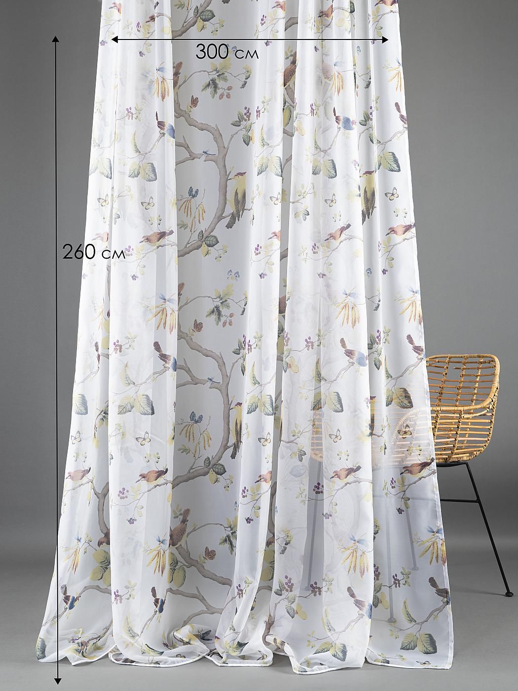 

Тюль для комнаты AT HOME / 300х250 см / Басилия-149- 250 см, 126149